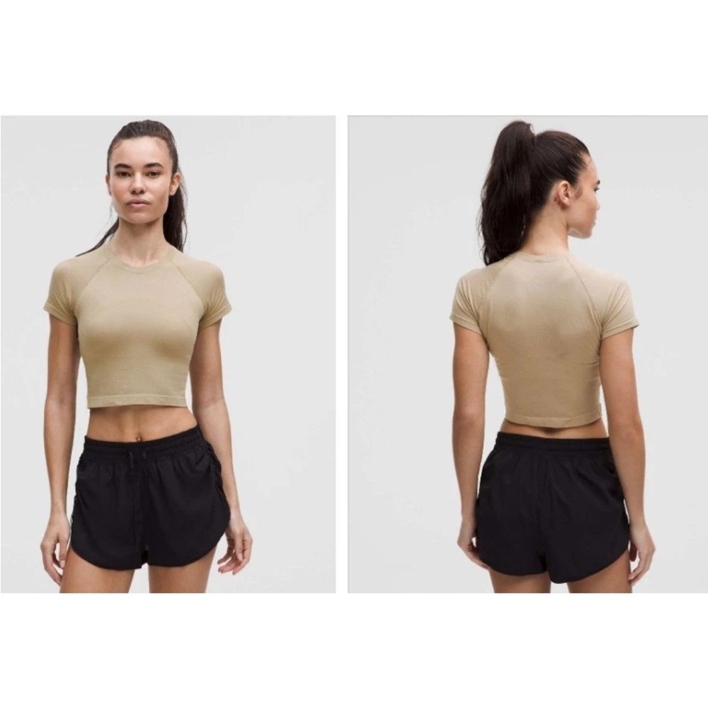 Lululemon Swiftly Tech Cropped Short-Sleeve Shirt 2.0